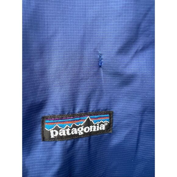 Patagonia Men's M Micro Puff Vest Insulated Blue Pockets Full Zipper vintage - Picture 6 of 6